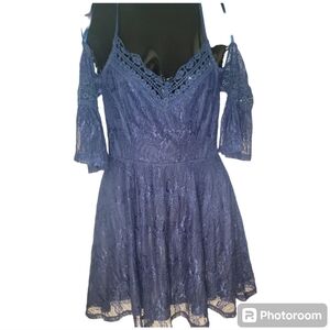 Navy Blue Prom Dress